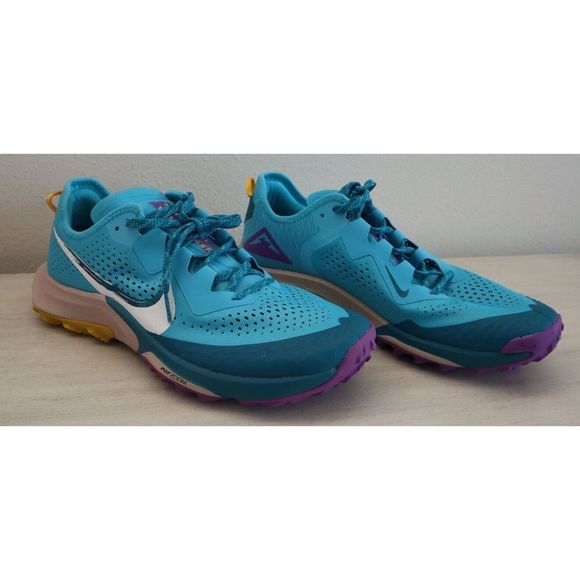 Nike CW6062-400 Men's Sz 10 Blue/White Air Zoom Terra Kiger 7 Running Shoes - Picture 1 of 10